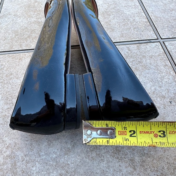 J.Crew Pointy Toe Flat in Black Paten - Picture 9 of 13